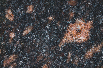 Close up granite marble surface patterned background