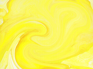 abstract watercolor brush splashing on the white paper background, creative illustration, artistic color palette, yellow color, fashion background, Watercolor hand drawn illustration