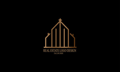 Real Estate Logo design  home Creative and Elegant 