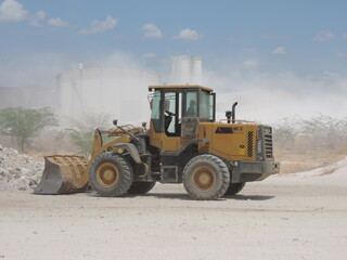 bulldozer at work