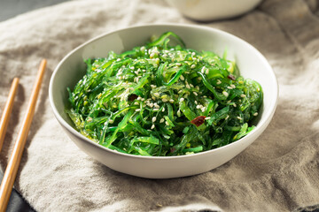 Homemade Healthy Korean Miyeok Muchim Seaweed Salad