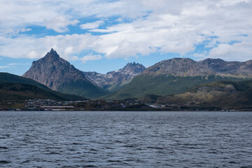 Faro Les Eclaireurs in Beagle channel close Ushuaia city, Tierra del Fuego, Argentina