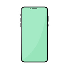 Smartphone vector. Smartphone on white background.