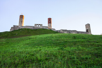 Castle in Chęciny near Kielce, Swietokrzyskie Mountains, Poland