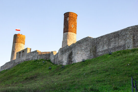 Zamek w Chęcinach koło Kielc, Góry Świętokrzyskie, Polska