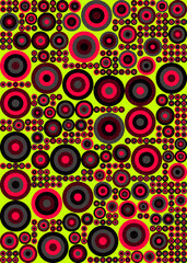 Abstract Geometric Pattern generative computational art illustration