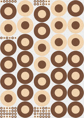 Abstract Geometric Pattern generative computational art illustration