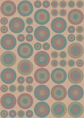 Abstract Geometric Pattern generative computational art illustration