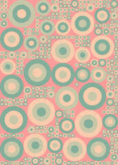 Abstract Geometric Pattern generative computational art illustration