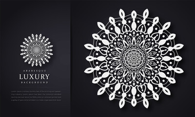 Luxury mandala background with floral ornament pattern, mandala design, Vector mandala template,  invitation, cards, wedding, logos, cover, brochure, Isolated