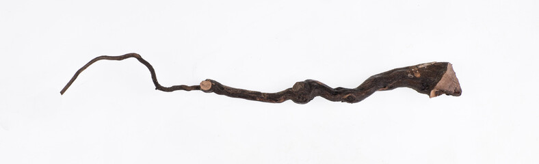 sorcerer magic wand isolated on white background