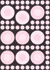 Abstract Geometric Pattern generative computational art illustration