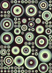 Abstract Geometric Pattern generative computational art illustration