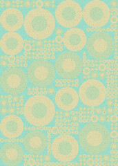 Abstract Geometric Pattern generative computational art illustration