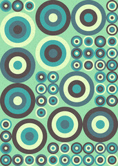 Abstract Geometric Pattern generative computational art illustration