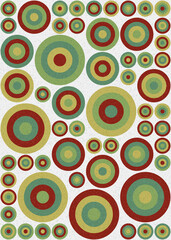 Abstract Geometric Pattern generative computational art illustration