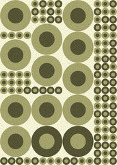 Abstract Geometric Pattern generative computational art illustration