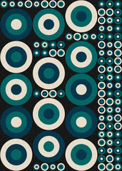 Abstract Geometric Pattern generative computational art illustration