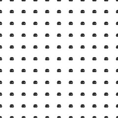 Fototapeta na wymiar Square seamless background pattern from black hamburger symbols. The pattern is evenly filled. Vector illustration on white background
