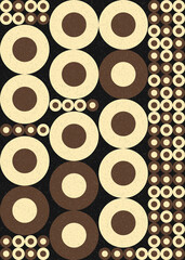 Abstract Geometric Pattern generative computational art illustration