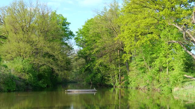 Fossa Carolina der Karlsgraben, ein technisches Kulturdenkmal bei der Ortschaft Graben