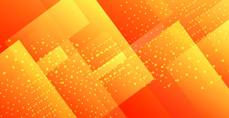 abstract orange background with squares