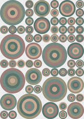 Abstract Geometric Pattern generative computational art illustration