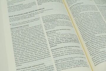 Bibel - Markus Evangelium