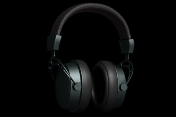 Obraz na płótnie Canvas 3D rendering of gaming headphones for cloud gaming and streaming