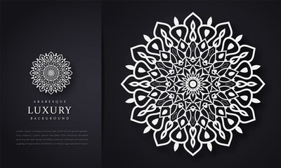 Luxury mandala background with floral ornament pattern, mandala design, Vector mandala template for decoration invitation, cards, logos, cover, brochure, flyer, banner, Isolated
