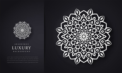 Luxury mandala background with floral ornament design, Vector mandala template for decoration invitation, cards, wedding, logos, cover, brochure, flyer, banner, Isolated
