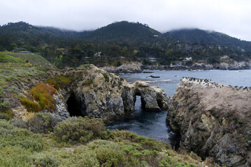 Fototapeta na wymiar Point Lobos - Grotto & Bay