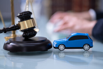 Lawyer And Car Insurance. Judge Legislation