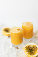 orange and cream