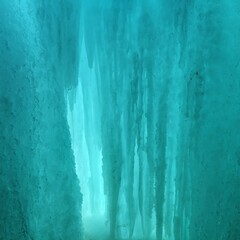 Obraz premium Frozen Waterfall