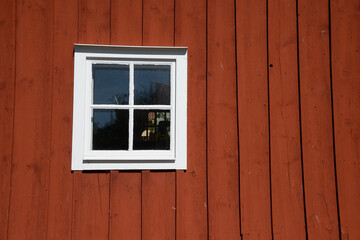 Fototapeta na wymiar Fenster in Trosa, Schweden