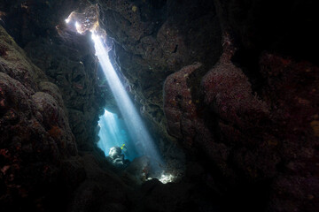 light in the cave