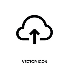 Upload vector icon. Modern, simple flat vector illustration for website or mobile app. Download symbol, logo illustration. Pixel perfect vector graphics