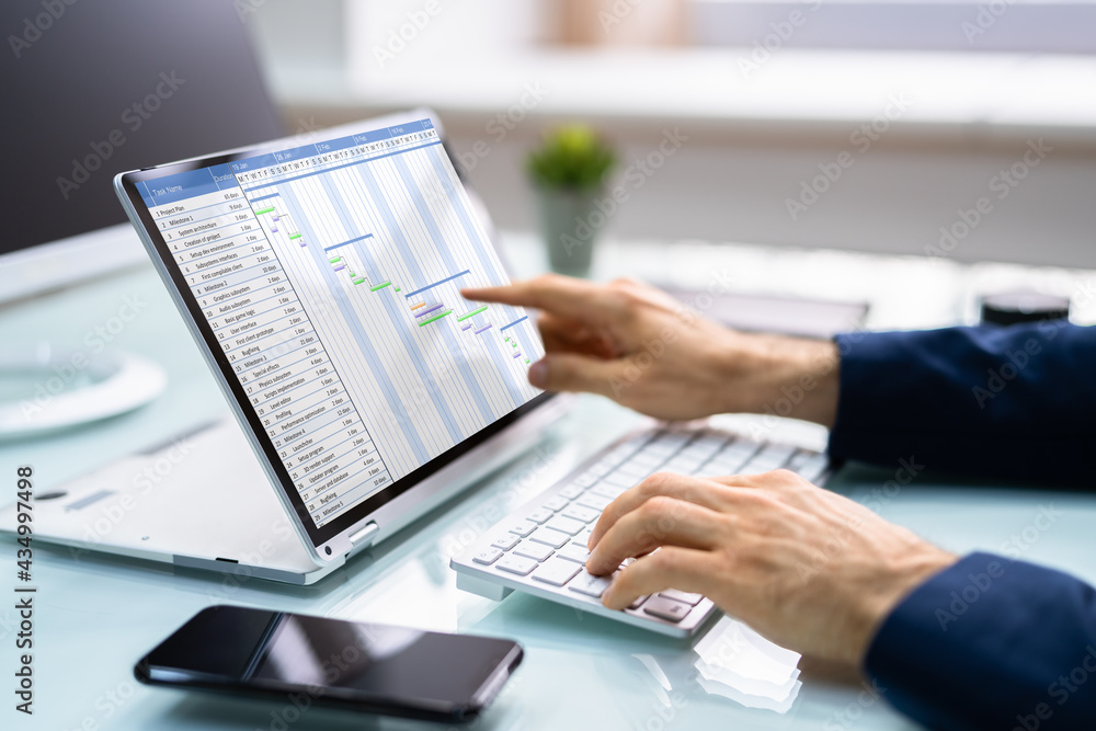 Poster gantt gantt software project