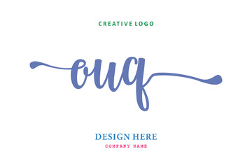 OUQ lettering logo is simple, easy to understand and authoritative