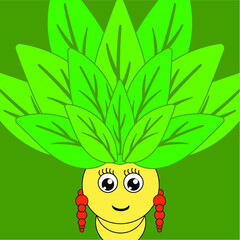 plant caricature