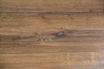 Photo of a brown tree. Wood texture. Knots on a wooden base. Horizontal structure. Wooden oak veneer.