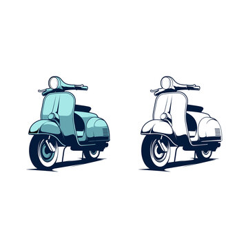 scooter vector