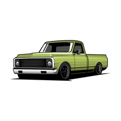 classic pickup vector © TFamz