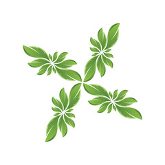 Simple hummingbird symbol vector logo