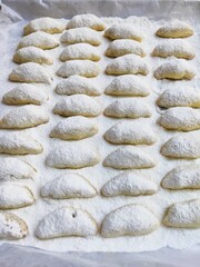 Putri Salju. Cookies for Ramadhan and Idul Fitri, The Great Islamic Day. Selective Focus.