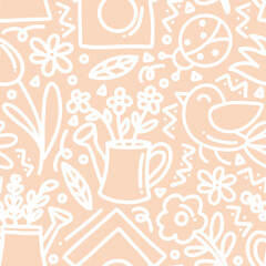 pattern of garden doodle