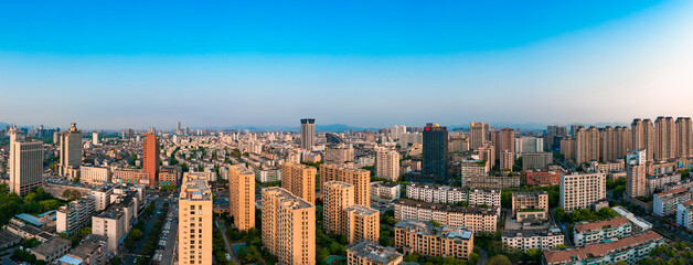Plakat Urban scenery of Jinhua City, Zhejiang Province, China