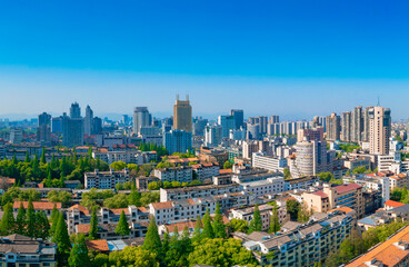 Urban scenery of Jinhua City, Zhejiang Province, China