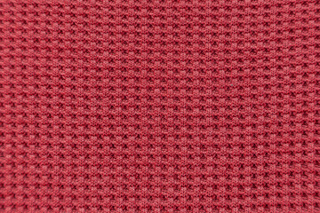 Red fabric cloth background texture for design